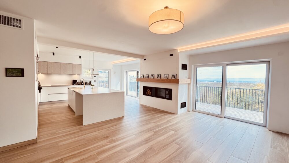 chalet des vignes modern gourmet kitchen